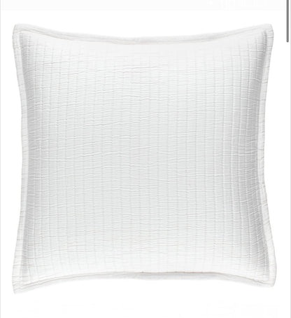 Boyfriend White Matelassé Sham Euro