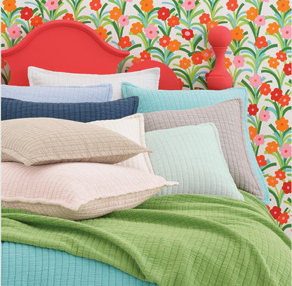 Boyfriend White Matelassé Sham Standard