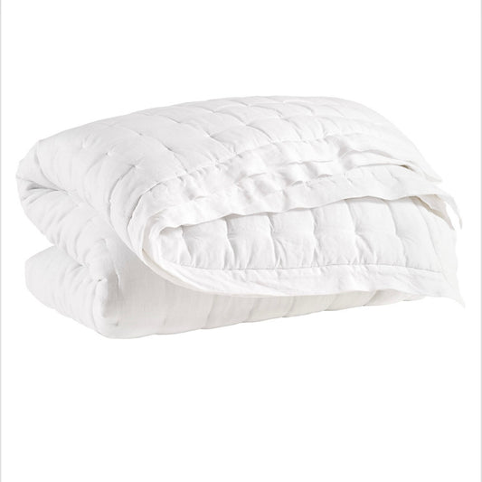 Lush Linen White Puff Queen/Full