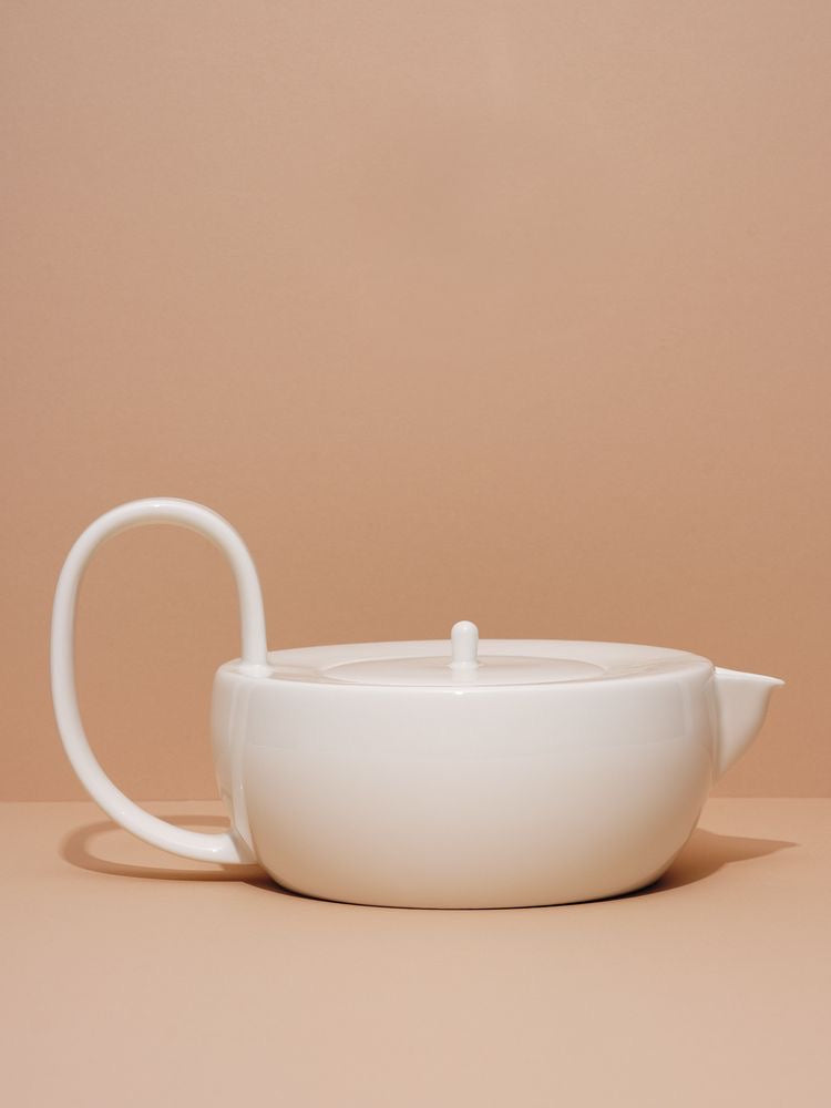 Large Tea Pot White