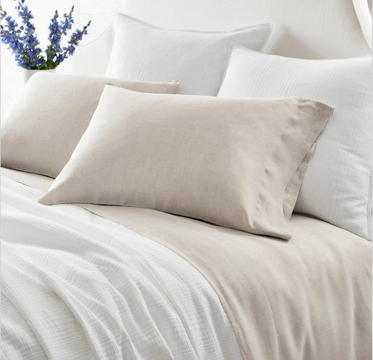 Lush Linen Natural Sheet Set Queen